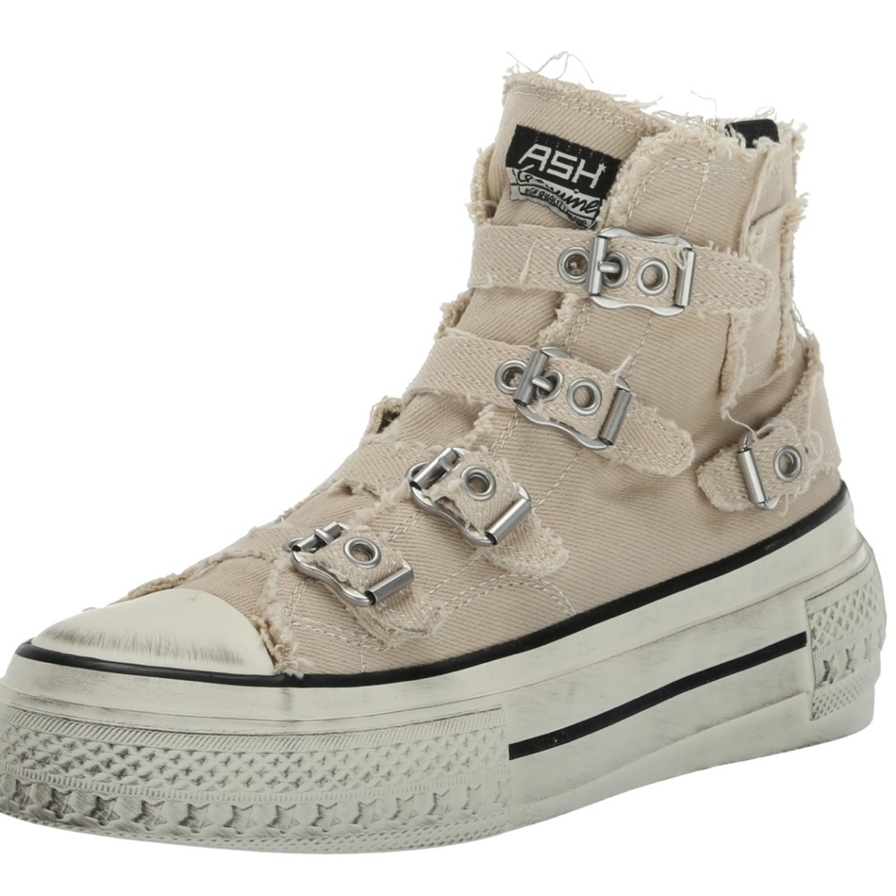 NIB Ash Women’s Rainbow High Top Platform Sneakers - Picture 1 of 4